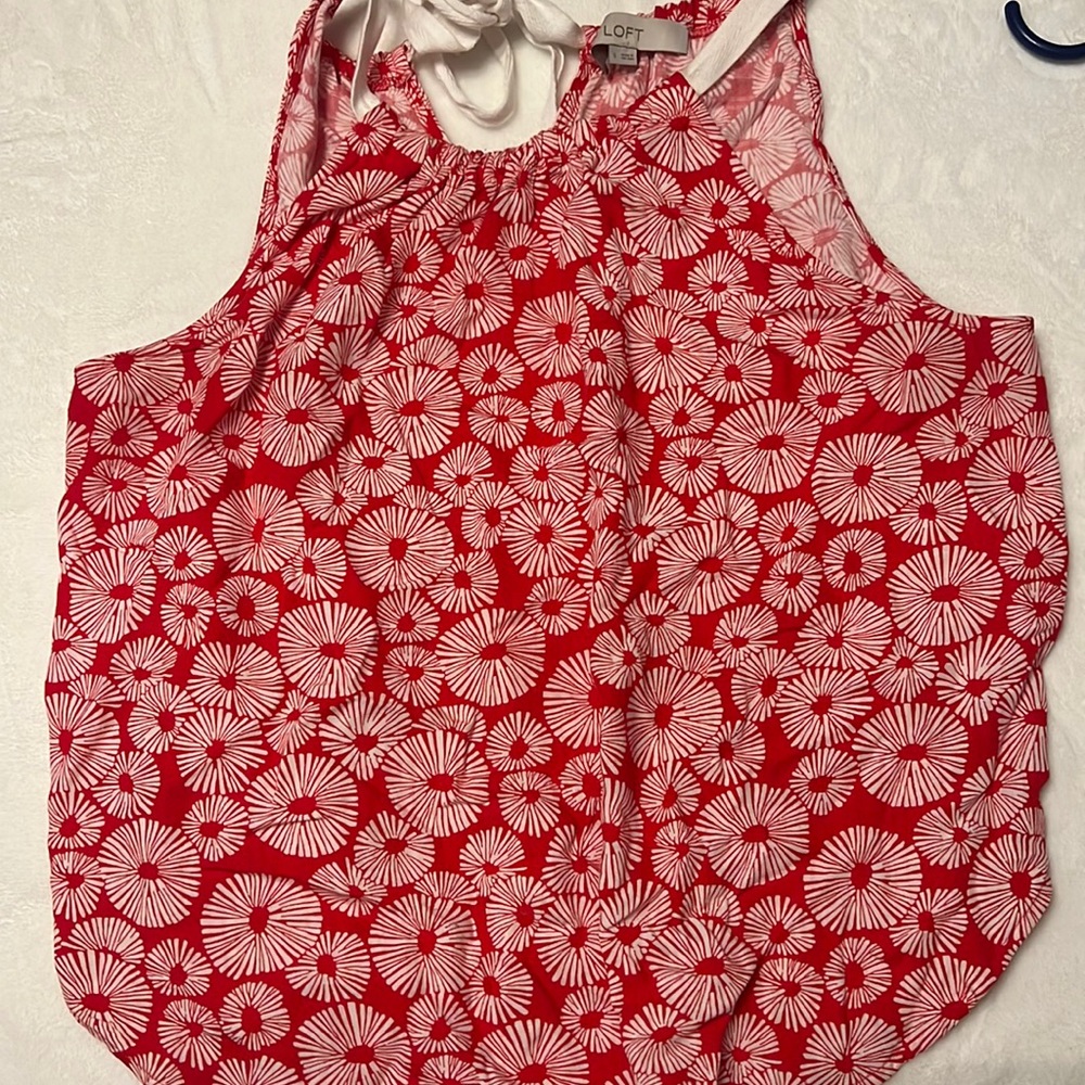 Ann Taylor tank top red